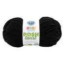 Black yarn ball with 'Covered Yarns' label on a white background