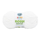 Two packages of CoverGirl Posh Twist yarn on a white background