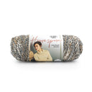 Ball of yarn with 'Home spun' label on a white background