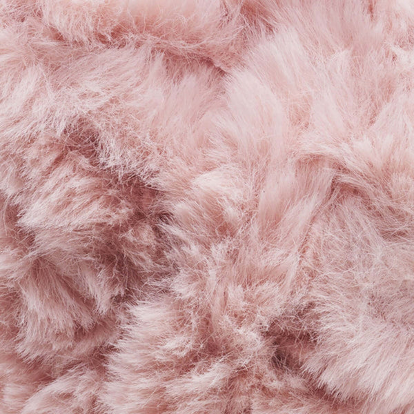 Lion Brand Go For Faux Yarn - Pink Poodle 100g