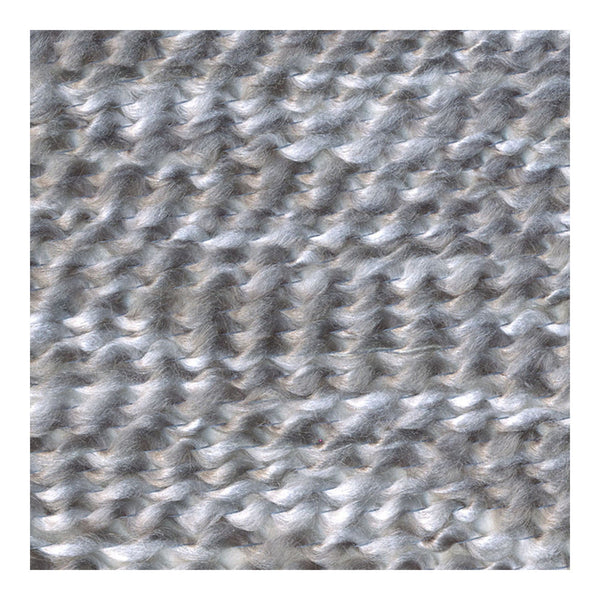 Close-up of textured gray fabric