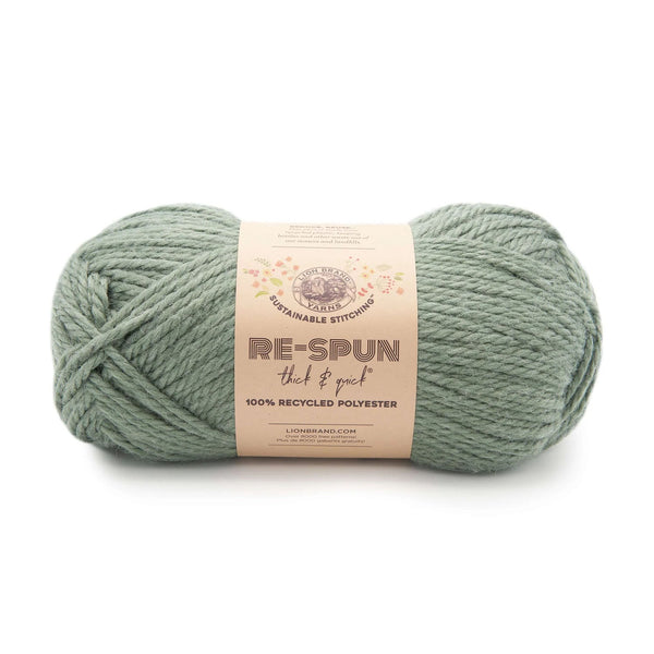 Lion Brand Re-Spun Thick & Quick Yarn - Spruce