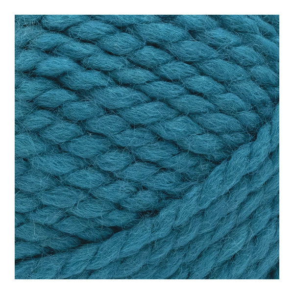 Close-up of Lion Brand Quick & Thick  Marine yarn ball