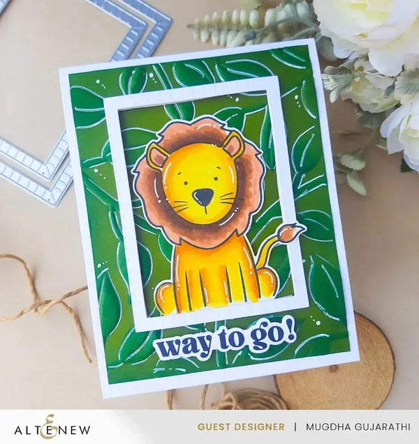 Altenew Little Safari Simple Colouring Stencil*