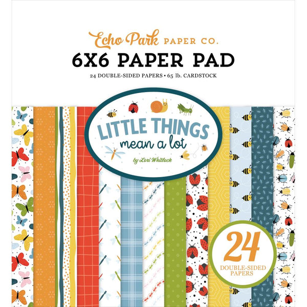 Echo Park Double-Sided Paper Pad 6"X6" Little Things Mean A Lot