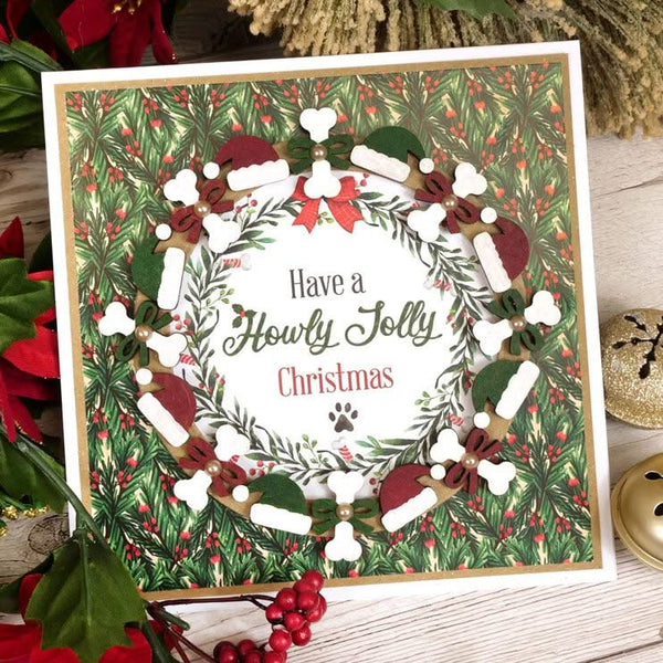 Hunkydory MDF Shapes - Christmas Paws*