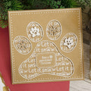 Hunkydory MDF Shapes - Christmas Paws*