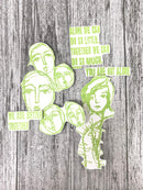 Dina Wakley Media Cling Stamps 6in x 9in - Better Together*