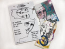 Dina Wakley Media Cling Stamps 6"x 9" - Let The Art Out*