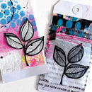 Dina Wakley Media Cling Stamps 6"X9" Phone Doodles*
