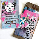 Dina Wakley Media Cling Stamps 6"X9" You Matter - MDR83290*