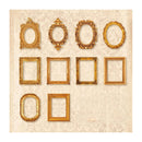 Poppy Crafts Paper Window Frames 30 Pack - Vintage Art Collection