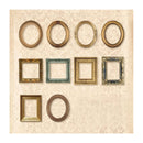 Poppy Crafts Paper Window Frames 30 Pack - Vintage Art Collection
