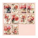 Poppy Crafts Burnt Edge Scrap Paper Pack - Pink Patch