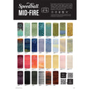 Speedball Mid-Fire Glaze Sampler - 118ml - 12 Pack