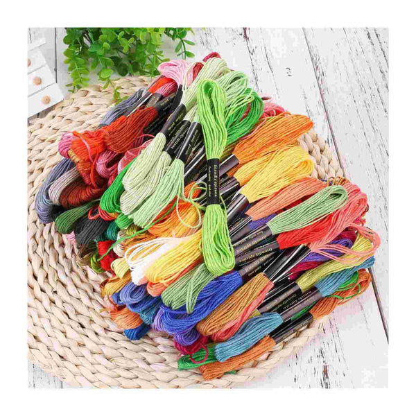 Poppy Crafts Embroidery Floss Set - Rainbow - 100pcs