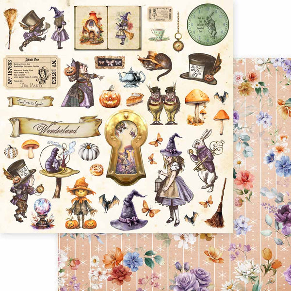 Memory Place Collection Pack 12"X12" Halloween in Wonderland