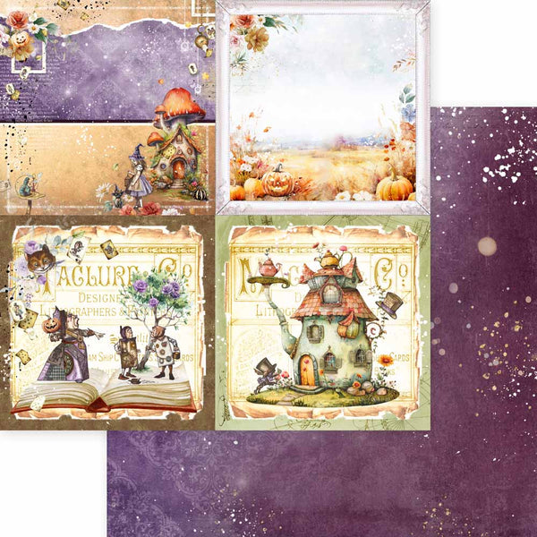 Memory Place Collection Pack 8"X8" Halloween in Wonderland
