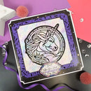 Hunkydory Moonstone Dies - Stained Glass Unicorn*
