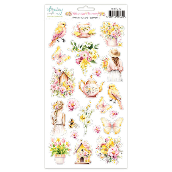 Mintay Paper Stickers - Elements - Blossom Serenity