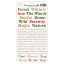 Mintay Paper Stickers - Words - Wildwood Secrets
