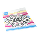 Colorful paper with a geometric design and 'Marianne Design' branding on a white background