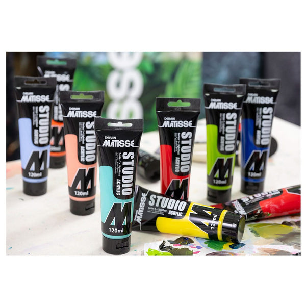 Matisse Studio Acrylic Paint 120ml - Zinc White