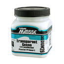 Jar of Matisse Transparent Gesso on a white background