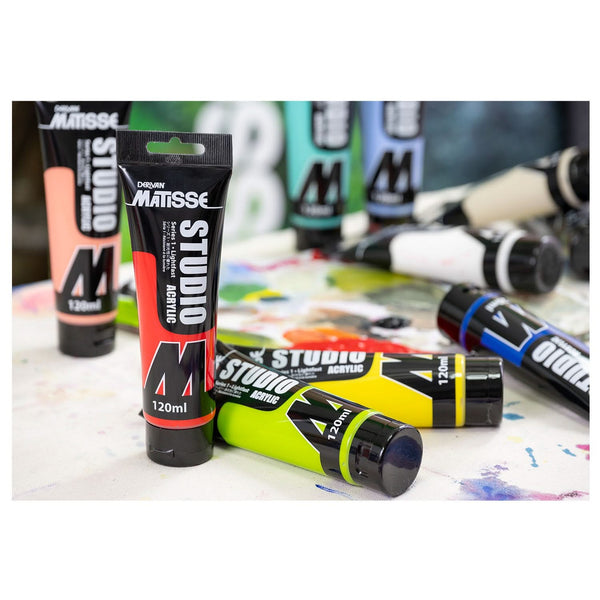 Matisse Studio Acrylic Paint 120ml - Aqua Green Light