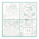 Mintay Chipboard Embellishments - Pattern 3