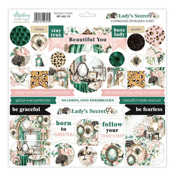 Collection of decorative stickers with motivational phrases and patterns on a white background