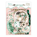 Packaging of Lady's Secret paper elements with decorative designs on a white background