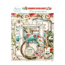 Packaging of 'Summer Highlands' with scenic illustrations and text on a white background