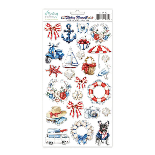 Mintay Paper Stickers - Elements - Riviera Moments