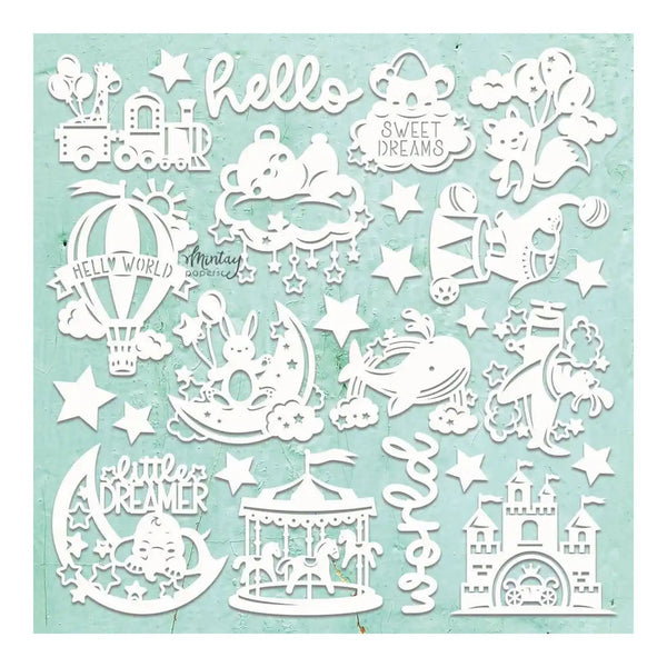 Mintay Chipboard Embellishments - Dreamland Shapes