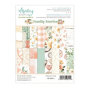 Minty Papers Family Stories paper pack with various patterns on a white background