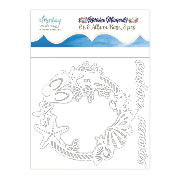 Mintay Scrapbook Album Base 6" x 8" - Riviera Moments