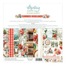 Mintay Papers Summer Highlands scrapbooking paper pad packaging with various scenic and nature-themed designs.
