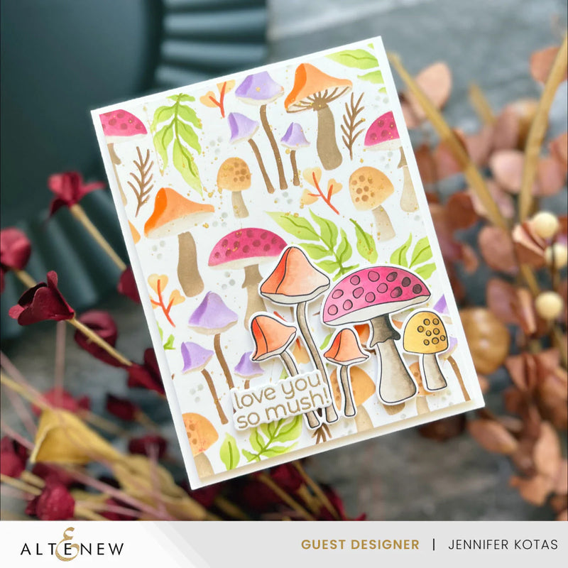 Altenew Cupped Flowers Stamp Set