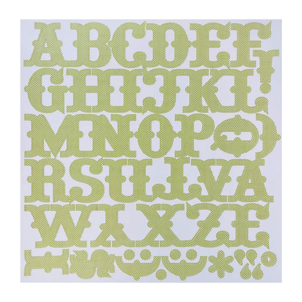 Basic Grey 12"x 12" Single Sheet Cardstock Stickers - Monogram - Nook&Pantry Bon Bon