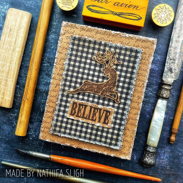 Tim Holtz Cling Stamps 7"X8.5" Mini Holidays