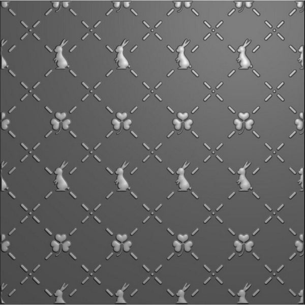 Nellie's Choice 3D Embossing Folder - Bunnies and Clovers