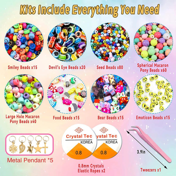Poppy Crafts Clay & Letter Bead Kit 3600pcs*