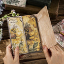 Poppy Crafts Burnt Edge Scrap Paper Pack - Yellow Flora & Fauna