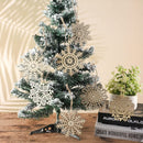 Poppy Crafts Wooden Ornaments Set - Christmas Collection - Snowflakes*