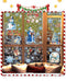 Poppy Crafts Window Stickers #5 - Christmas Collection - Traditional Santa