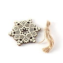 Poppy Crafts Wooden Ornaments Set - Christmas Collection - Snowflakes*