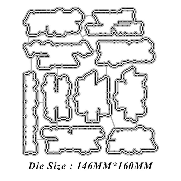 Poppy Crafts Cutting Dies & Stamp Set