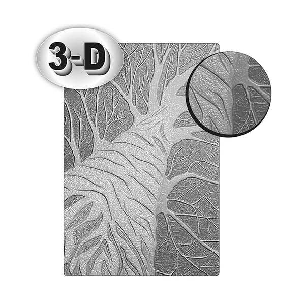 Poppy Crafts 3D Embossing Folder #100 - Forest Trunk
