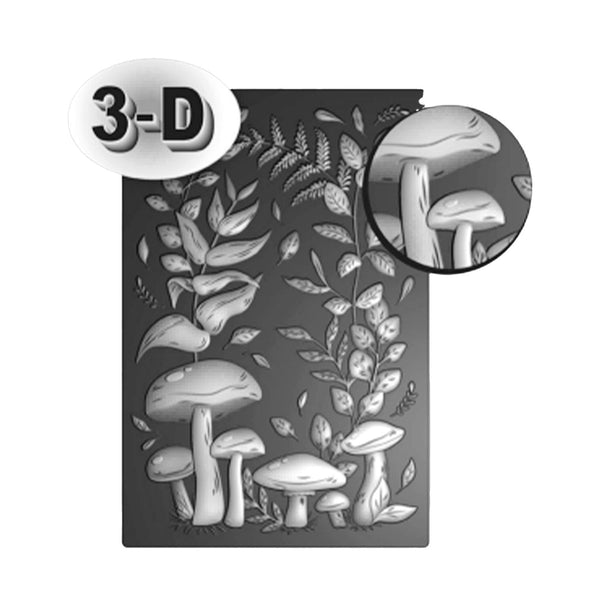 Poppy Crafts 3D Embossing Folder #79 - Forest Floor